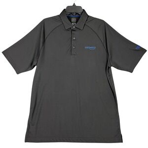 Greg Norman Golf Polo Shirt Mens L Black Foxwoods Resort Club ML75  Performance
